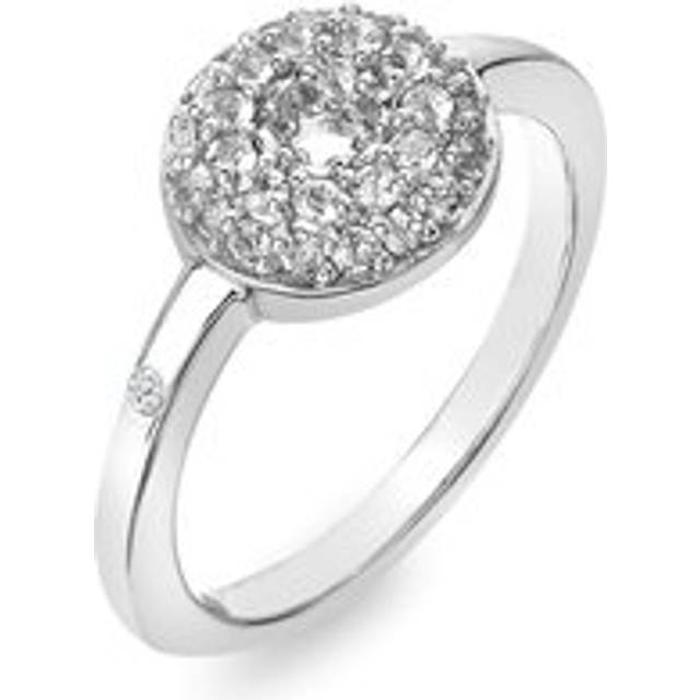 Hot Diamonds Forever Sterling Silver White Topaz Ring - Q