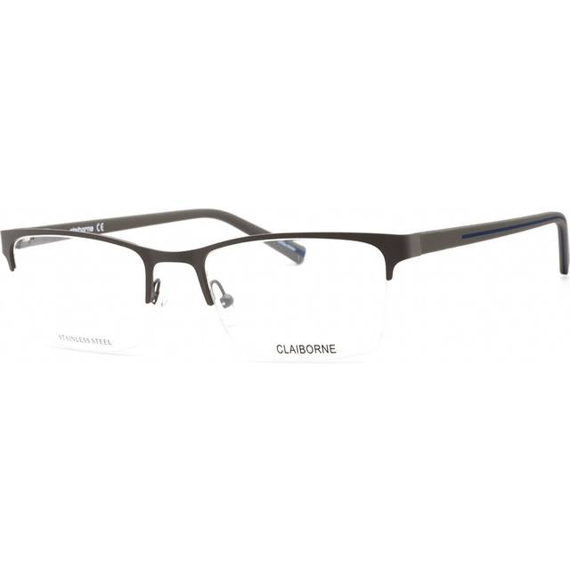 Liz Claiborne CB 268 0FRE 55 Gråa Glasögon (Endast Båge) Män