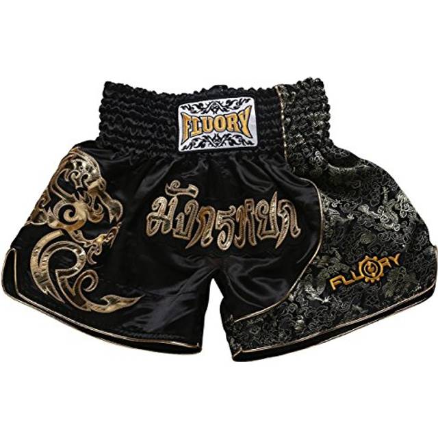 FLUORY Muay Thai-shorts, shorts för kampsport, MMA-shorts, sportkläder för träning, kampsport i bur, brottning, kickboxning