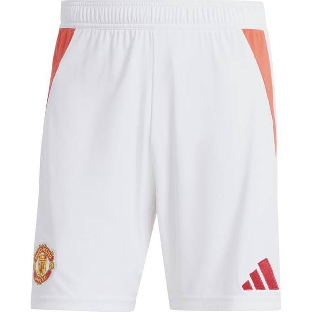 Manchester United 24/25 Home Shorts Kids - White - 15-16Y
