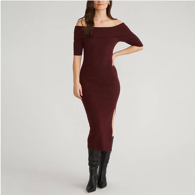 525 America Off-The-Shoulder Maxi Dress