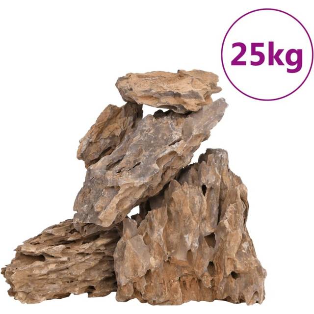 vidaXL Dragon Stones 25 kg Mixed Colour 10-30 cm - Multicolour