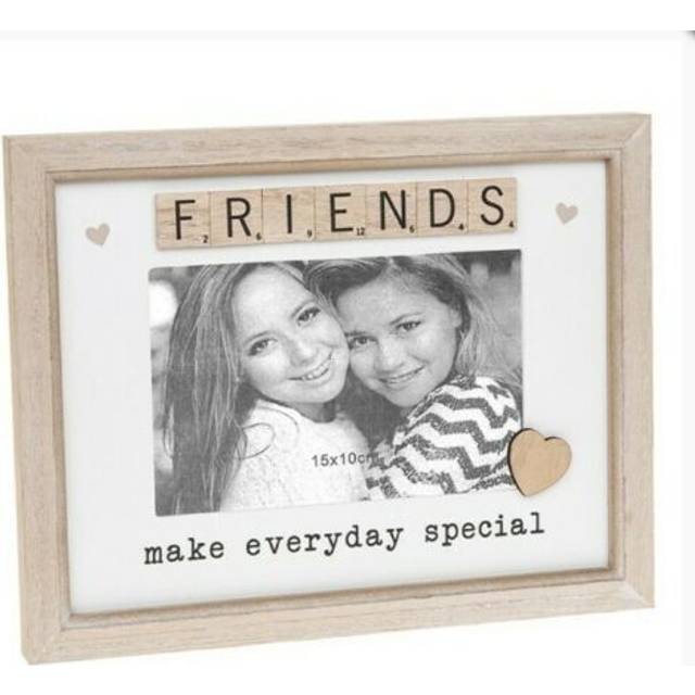 "Scrabble Sentiments Photo Frame 6x4"" - Auntie"