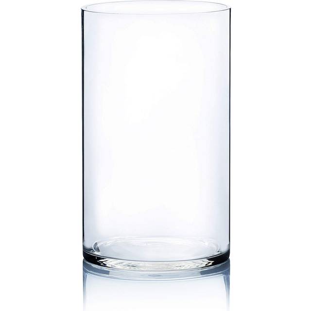 "WGV Cylinder Vase  Width 7""""""""  Height 12""""""""  Clear Wide Large Diameter F"