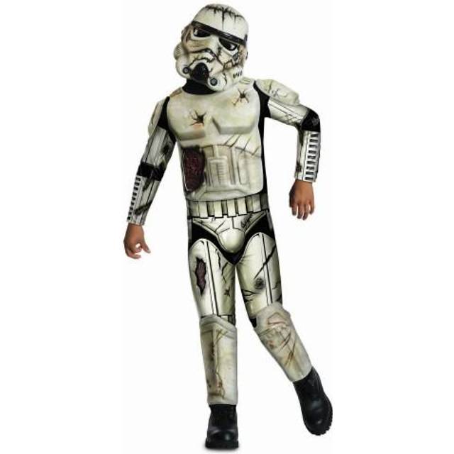 Star Wars Barn/Kids Death Trooper kostym S vit/svart