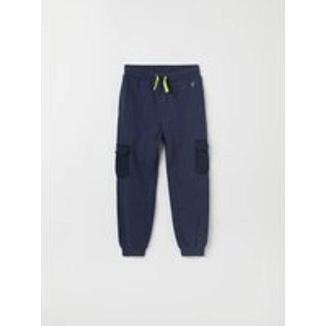 Kids Cargo Joggers - Blue - 9-10y x 140