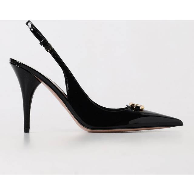 Valentino VLogo 90 Patent Slingback Pump