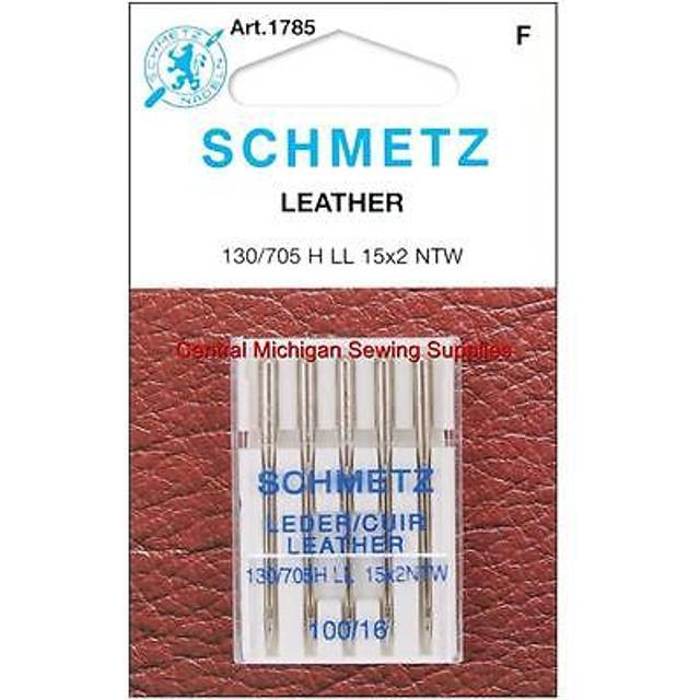 Euro-Notions Schmetz Leather Machine Needles, Size 16/100 5/Pkg