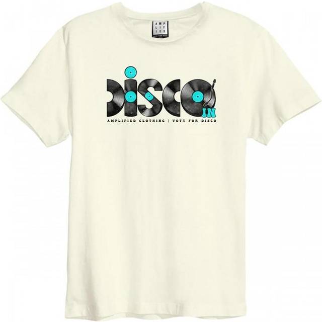 Amplified Mens Disco Discs T-Shirt