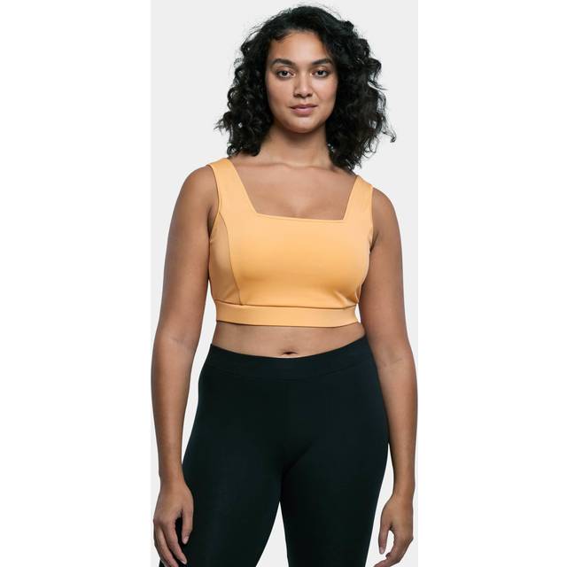 RecycledSports bra Urban Classics - Orange