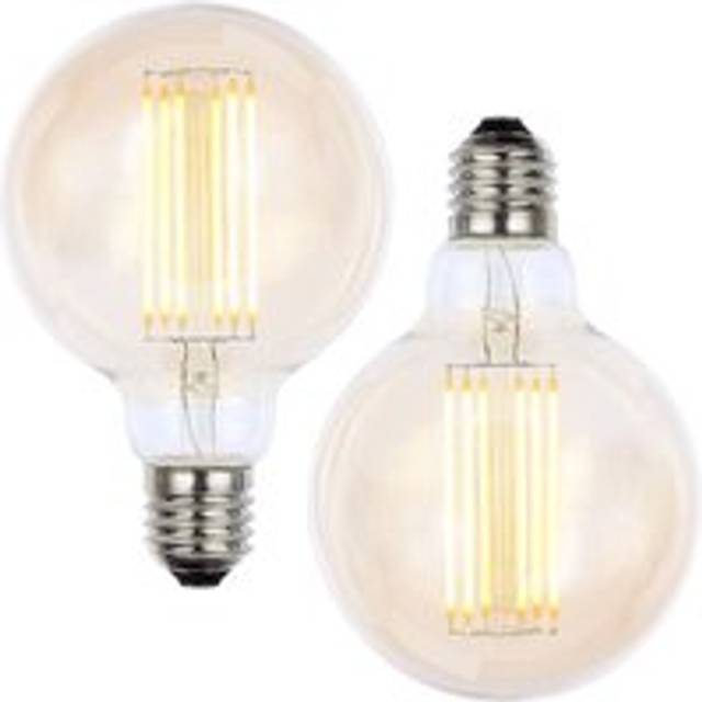 Litecraft Light Bulb E27 Edison Screw Filament 6W LED - Tint - 2 Pack