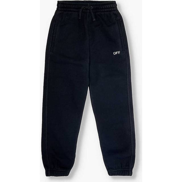 Off White, Sweatpants, unisex, Black, 10 Y, Joggers with Logo