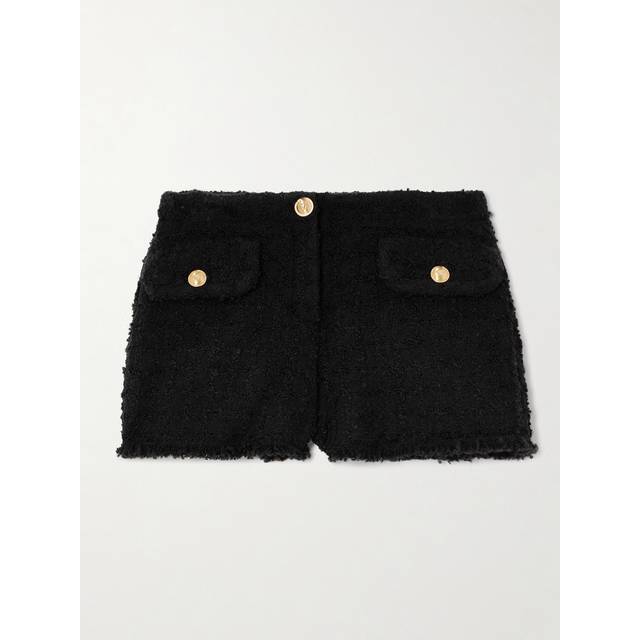 Versace, Shorts, Dam, S, Tweed, Tweed Shorts - black (S)