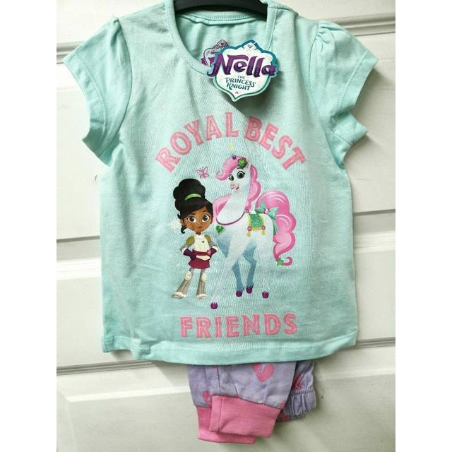 Girls pyjamas nella the princess knight best friends set 4 - 5 years pjs