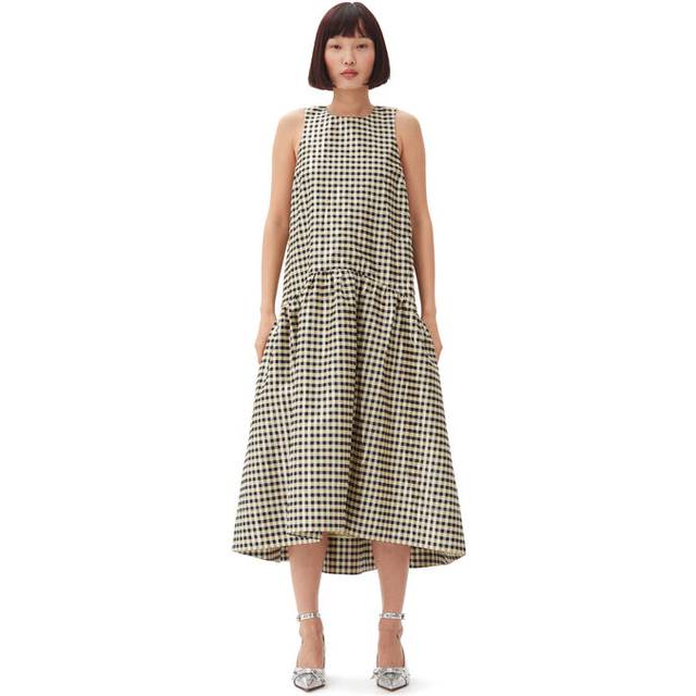 GANNI Jacquard Midi Dress