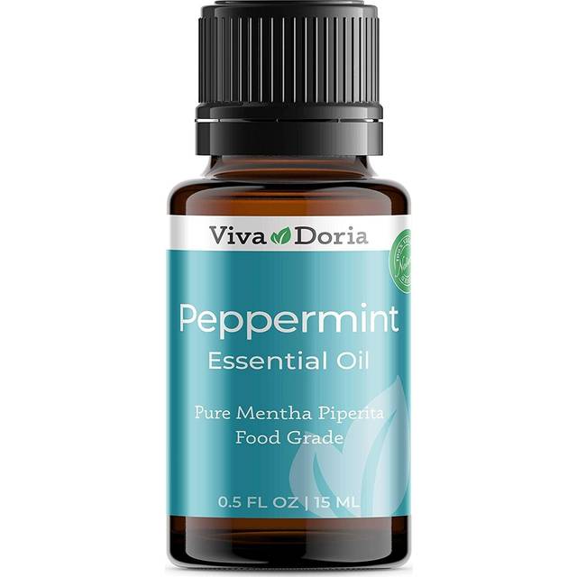 Viva Doria 100% Pure Northwest Peppermint Essential Oil  Undiluted  Food Grade  Steam Distilled  Made in USA  15 mL (0.5 Fluid Ounce)