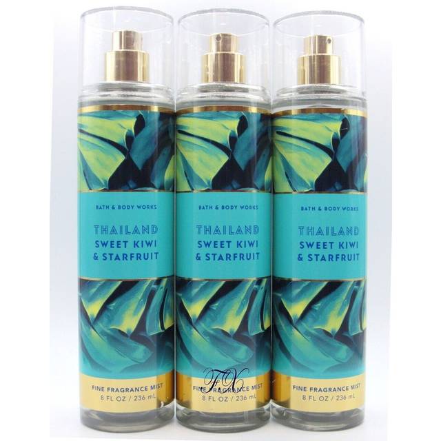 Bath & Body Works Thailand Sweet Kiwi & Starfruit Perfume 240 ml Fine Fragrance Mist for Women (240 ml)
