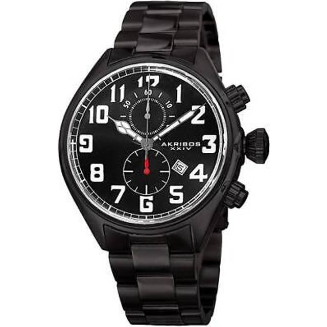 Bravrix Titan 47mm Chronograph Quartz - Black - One Size
