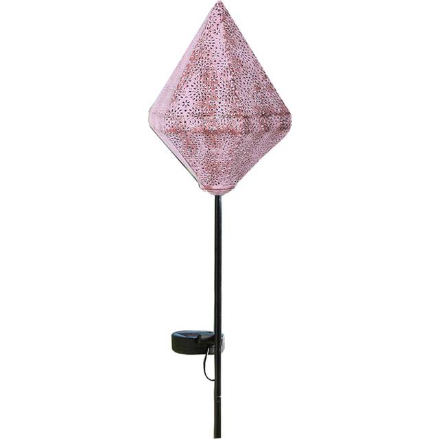 Solar LED Garden Spike Light - Pack of 4 Pink