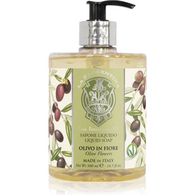 Olive Flowers Liquid Soap Naturlig Flydende Håndsæbe 500 ml 500ml