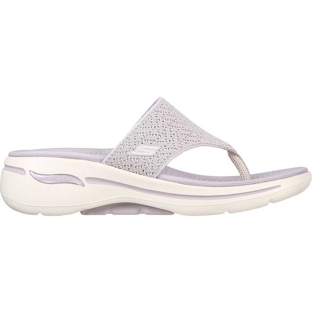 Women's Skechers model Go Walk Arch Fit Sandal Spellbound Sandal Female in Lilac - Purple - Size: 5