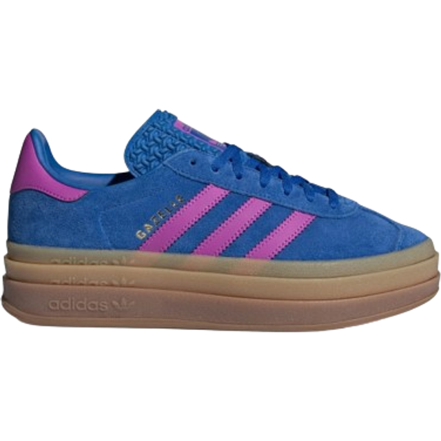 adidas Originals – Gazelle Bold – Blå sneakers med gummisula