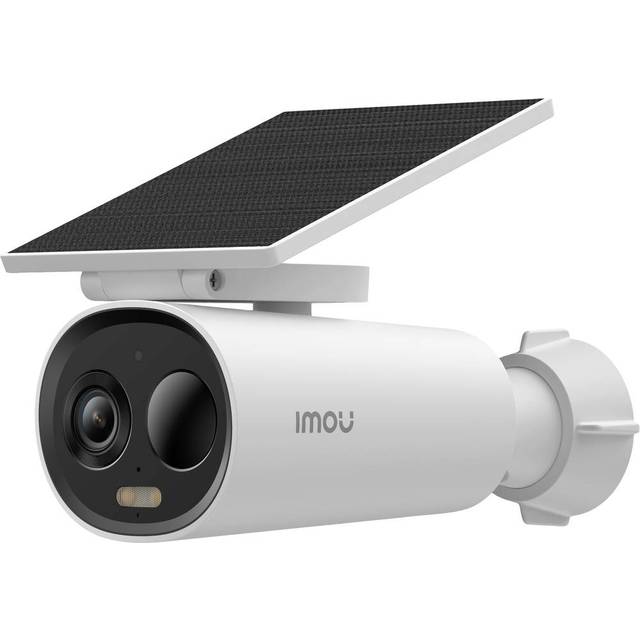 IMOU Cell 3C Quad HD WiFi Security Camera with Solar Panel, White