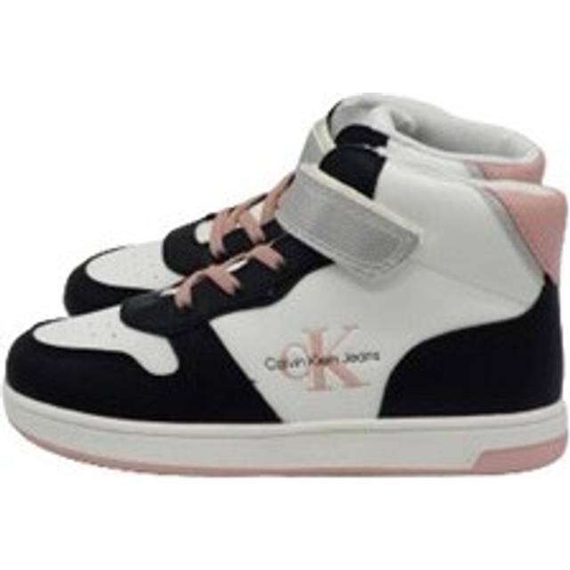 Lace-up/velcro Trainers for kids Calvin Klein black/white/pink - Blanc - 30
