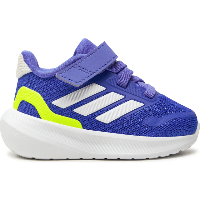 adidas Unisex – Barn RUNFALCON 5 SHOES INFANTS, Lucid Blue/Cloud White/Lucid Lemon, 20 EU