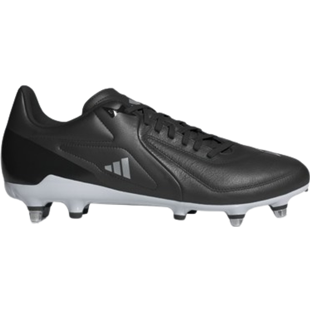 RS15 Elite Soft Ground Rugby Boots - Core Black / Zero Metalic / Silver Metallic - 9.5