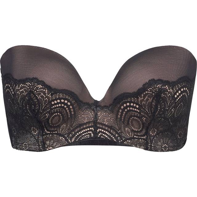 Wonderbra Refined Glamour Ultimate Strapless Bra - Black - E 70 * Kampanj *