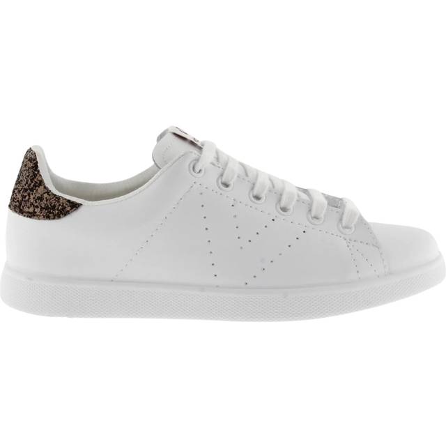 (5) Victoria Tennis Glitter Womens Fashion Trainers in White