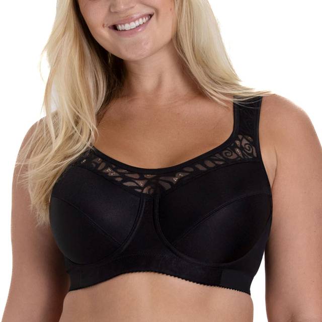 Miss Mary Cotton Simplex Underwire Bra - Black - B 85 * Kampanj *