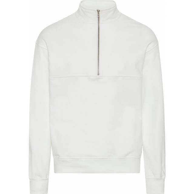 Sweatshirt 1/4 zip Colorful Standard Organic optical white - Blanc - L