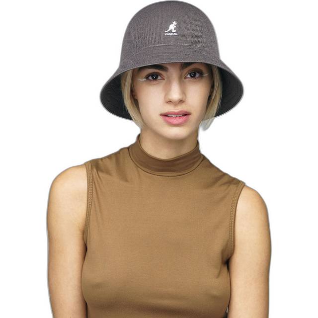 women's Kangol casual tropic bucket hat - Noir