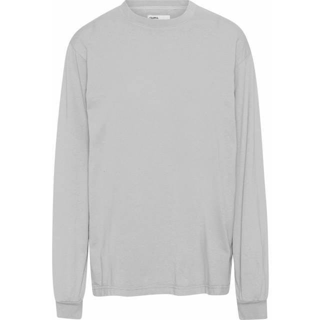 Long sleeve T-shirt Colorful Standard Organic oversized limestone grey - Gris