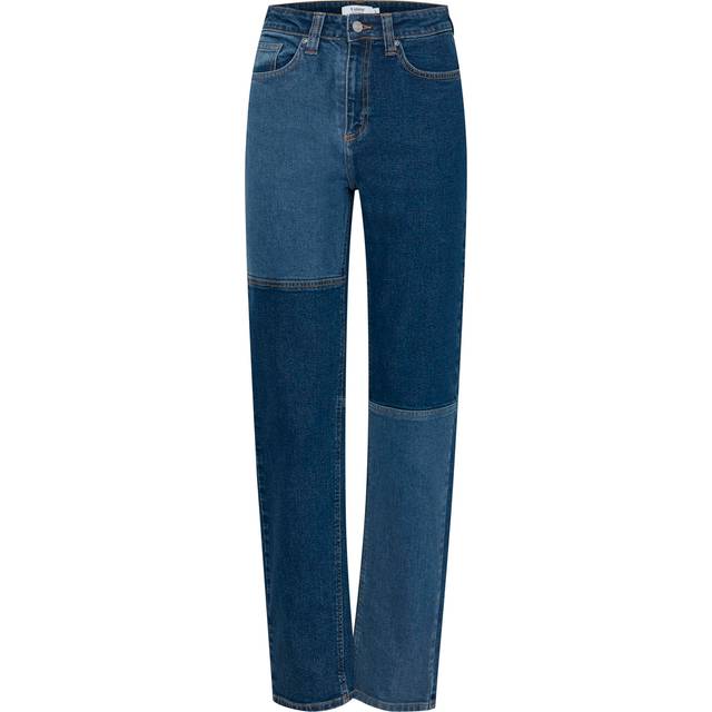 Jeans two-tone woman b.young Kato Lema - Bleu