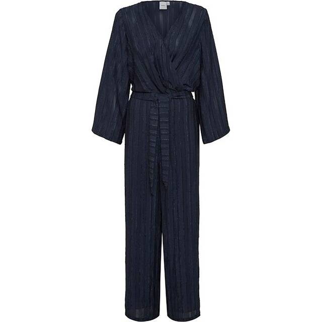 Women's drawstring jumpsuit Ichi Ihfiluco - Bleu - 36