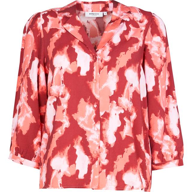 Women's blouse Moss Copenhagen Magnella Ladonna AOP - Rose