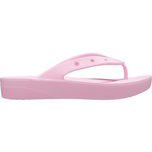 Crocs Women's Classic Flip Flops | Platform Shoes  Flamingo  5
