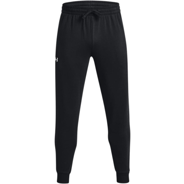 Under Armour herr Rival Fleece Jogger, (001) svart/vit, S