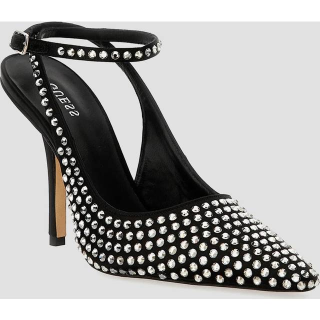Guess Estar Studded Sling Backs - Black - 36