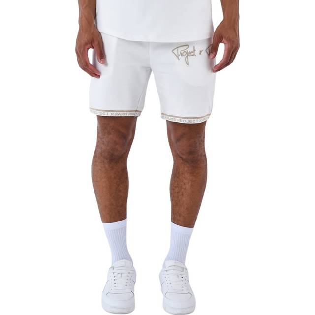 Embroidered logo shorts Project X Paris - Blanc - M