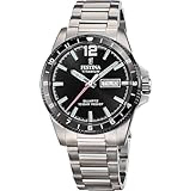 Festina Titanium Black Dial Quartz F20698-4 100M Men's Watch