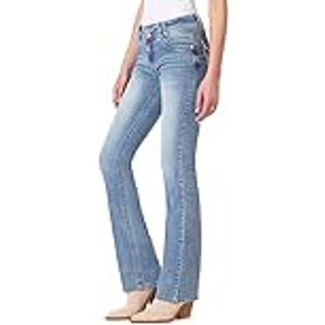 WallFlower Women's Luscious Curvy Bootcut Mid-Rise Insta Stretch Junio
