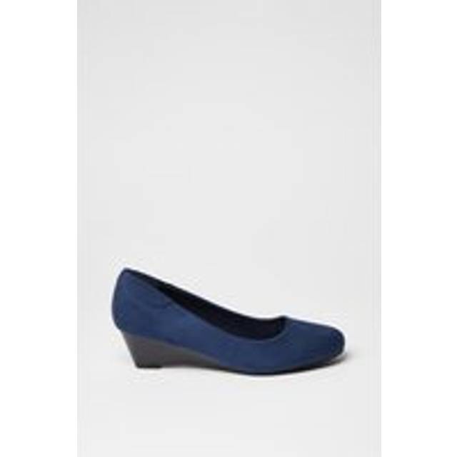 Good for the sole navy court shoes womens workwear heels