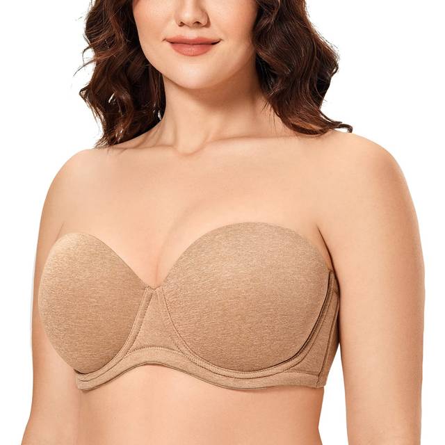 DELIMIRA Womens Underwire contour Multiway Full coverage Strapless Bra