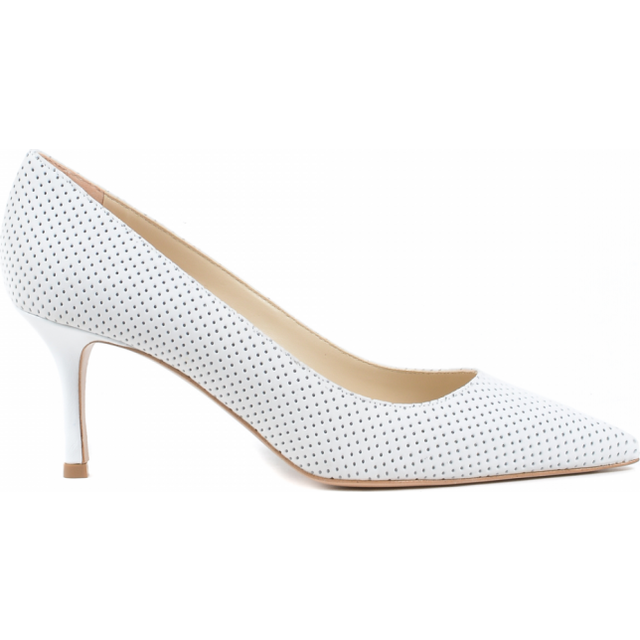 Versace 1969 Abbigliamento Sportivo Srl Milano Italia 19V69 Womens Pump White DEC65 SILK GESSO - Size UK 5