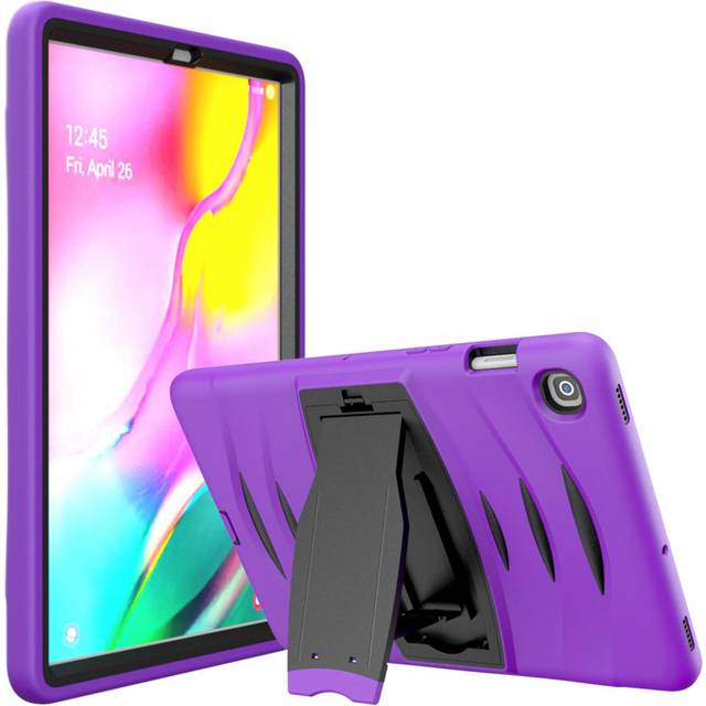 Samsung Galaxy Tab S5e stötsäkert hybridfodral i silikon - Lila