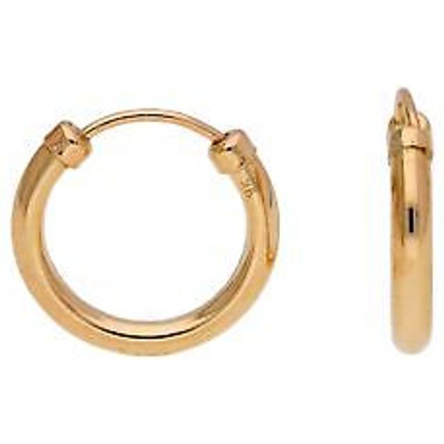 Tiny 9ct Yellow Gold 10mm Hoop Earrings
